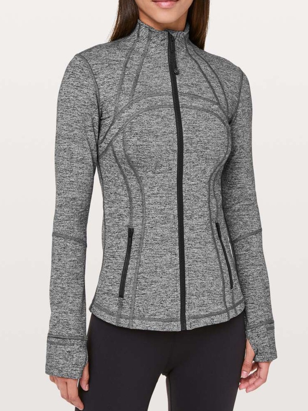 Lululemon Define Jacket size 4 in Heathered Black